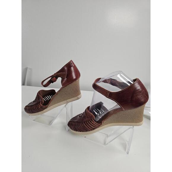 Maya Aunthentic Mexican Wedge Sandals NWOT - Picture 5 of 11